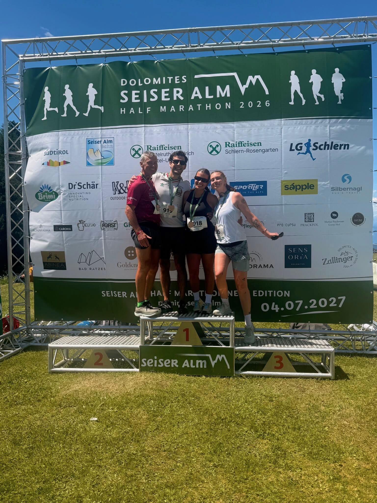 The team post race